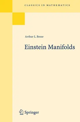 Besse |  Einstein Manifolds | eBook | Sack Fachmedien