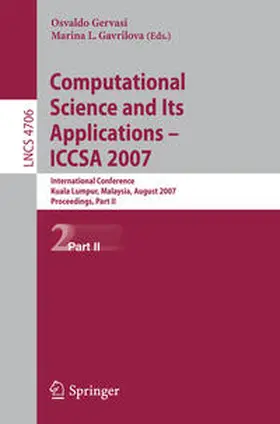 Gervasi | Computational Science and Its Applications - ICCSA 2007 | E-Book | www.sack.de
