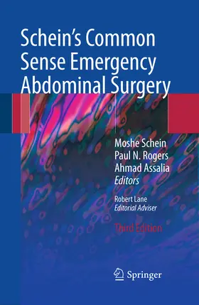 MOSHE / Lane / Rogers |  Schein's Common Sense Emergency Abdominal Surgery | eBook | Sack Fachmedien
