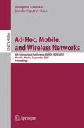 Kranakis / Opatrny |  Ad-Hoc, Mobile, and Wireless Networks | Buch |  Sack Fachmedien