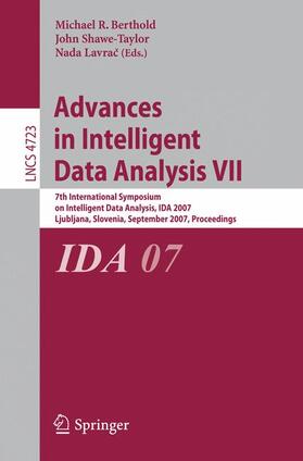 Berthold / Shawe-Taylor / Lavrac |  Advances in Intelligent Data Analysis VII | Buch |  Sack Fachmedien