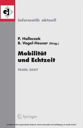Holleczek / Vogel-Heuser | Mobilität und Echtzeit | E-Book | sack.de