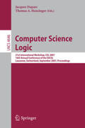Duparc / Henzinger |  Computer Science Logic | eBook | Sack Fachmedien