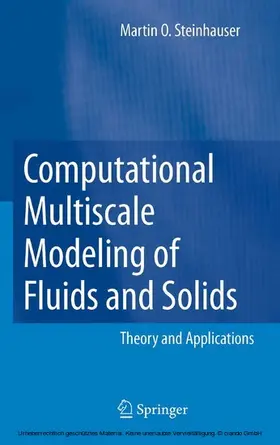 Steinhauser |  Computational Multiscale Modeling of Fluids and Solids | eBook | Sack Fachmedien