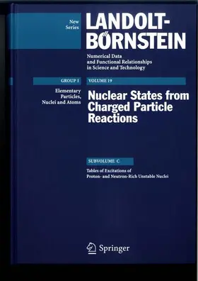 Sukhoruchkin / Soroko |  Tables of Excitations of Proton-and Neutron-Rich Unstable Nuclei | Buch |  Sack Fachmedien
