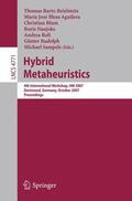 Bartz-Beielstein / Blesa / Blum |  Hybrid Metaheuristics | Buch |  Sack Fachmedien
