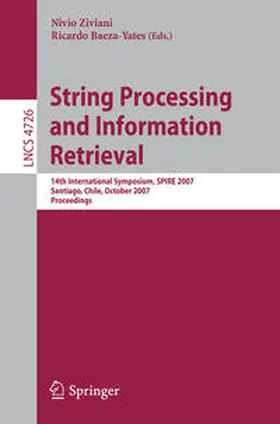 Ziviani / Baeza-Yates | String Processing and Information Retrieval | E-Book | sack.de