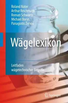 Nater / Reichmuth / Schwartz |  Wägelexikon | Buch |  Sack Fachmedien