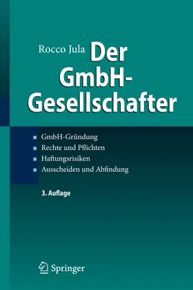 Jula |  Der GmbH-Gesellschafter | eBook | Sack Fachmedien