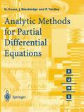 Evans / Yardley / Blackledge |  Analytic Methods for Partial Differential Equations | Buch |  Sack Fachmedien