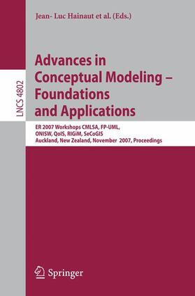 Hainaut / Hartmann / Rundensteiner |  Advances in Conceptual Modeling - Foundations and Applications | Buch |  Sack Fachmedien