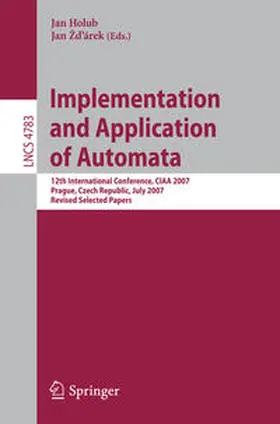 Holub / Ždárek / Zdárek | Implementation and Application of Automata | E-Book | www.sack.de