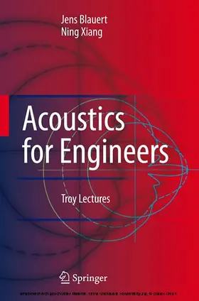 Blauert / Xiang |  Acoustics for Engineers | eBook | Sack Fachmedien