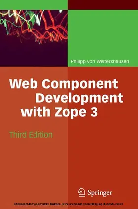 Weitershausen | Web Component Development with Zope 3 | E-Book | sack.de