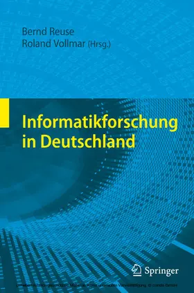 Reuse / Vollmar |  Informatikforschung in Deutschland | eBook | Sack Fachmedien