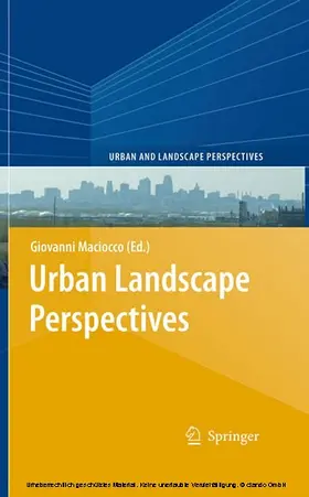 Maciocco |  Urban Landscape Perspectives | eBook | Sack Fachmedien