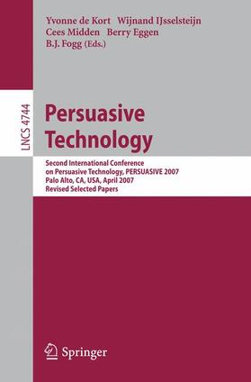 de Kort / IJsselsteijn / Fogg |  Persuasive Technology | Buch |  Sack Fachmedien