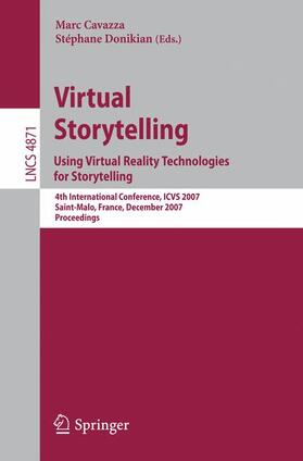 Cavazza / Donikian |  Virtual Storytelling.Using Virtual Reality Technologies for | Buch |  Sack Fachmedien