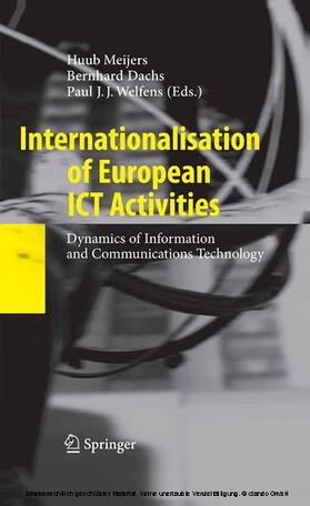 Meijers / Dachs / Welfens | Internationalisation of European ICT Activities | E-Book | sack.de