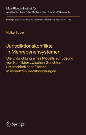 Sauer | Jurisdiktionskonflikte in Mehrebenensystemen | E-Book | sack.de