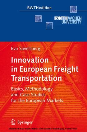 Savelsberg | Innovation in European Freight Transportation | E-Book | sack.de