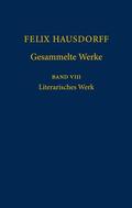 Vollhardt / Roth |  Felix Hausdorff - Gesammelte Werke Band 8 | Buch |  Sack Fachmedien