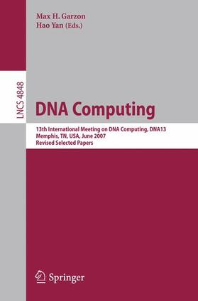 Yan / Garzon | DNA Computing | Buch | 978-3-540-77961-2 | sack.de