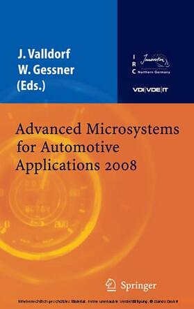 Valldorf / Gessner | Advanced Microsystems for Automotive Applications 2008 | E-Book | sack.de