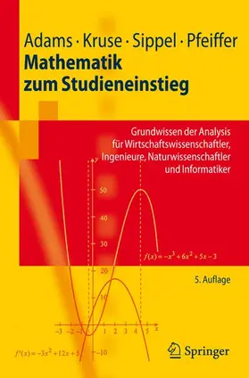 Adams / Kruse / Sippel |  Mathematik zum Studieneinstieg | Buch |  Sack Fachmedien