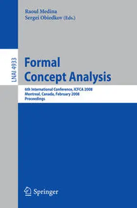 Medina / Obiedkov |  Formal Concept Analysis | eBook | Sack Fachmedien