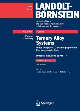 Effenberg |  Selected Systems from Cu-Fe-Si to Fe-N-U | Buch |  Sack Fachmedien