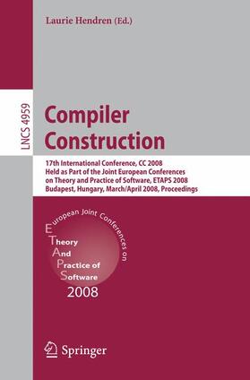 Hendren | Compiler Construction | Buch | 978-3-540-78790-7 | sack.de