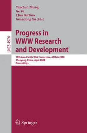 Zhang / Yu / Bertino |  Progress in WWW Research and Development | eBook | Sack Fachmedien