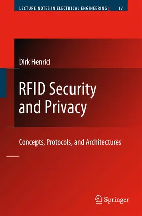 Henrici |  RFID Security and Privacy | Buch |  Sack Fachmedien