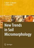 Stoops / Kapur |  New Trends in Soil Micromorphology | Buch |  Sack Fachmedien