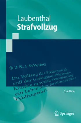 Laubenthal |  Strafvollzug | eBook | Sack Fachmedien