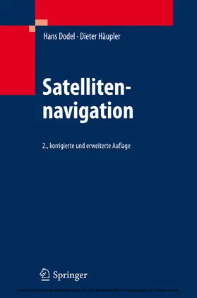 Dodel / Häupler | Satellitennavigation | E-Book | www.sack.de