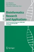 Mandoiu / Zelikovsky / Sunderraman |  Bioinformatics Research and Applications | Buch |  Sack Fachmedien