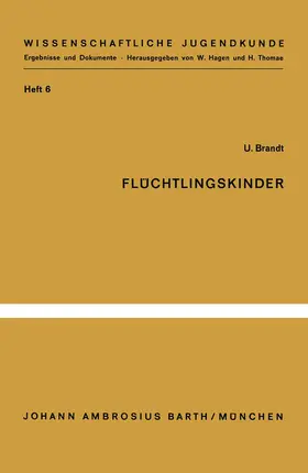 Brandt | Flüchtlingskinder | Buch | 978-3-540-79686-2 | www.sack.de