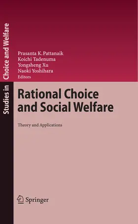 Pattanaik / Tadenuma / Xu |  Rational Choice and Social Welfare | eBook | Sack Fachmedien