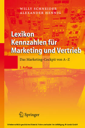 Schneider / Hennig | Lexikon Kennzahlen für Marketing und Vertrieb | E-Book | sack.de