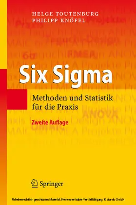 Toutenburg / Knöfel |  Six Sigma | eBook | Sack Fachmedien
