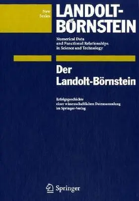 Poerschke / Madelung |  Der Landolt-Börnstein | Buch |  Sack Fachmedien