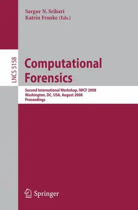 Franke / Srihari |  Computational Forensics | Buch |  Sack Fachmedien