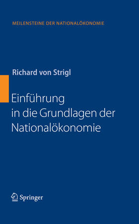 Strigl | Einführung in die Grundlagen der Nationalökonomie | E-Book | sack.de
