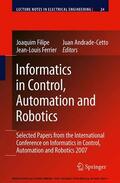 Filipe / Ferrier / Andrade Cetto |  Informatics in Control, Automation and Robotics | eBook | Sack Fachmedien