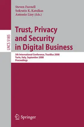 Furnell / Katsikas / Lioy | Trust, Privacy and Security in Digital Business | E-Book | sack.de