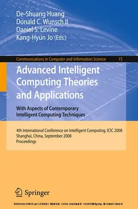 Huang / Jo |  Advanced Intelligent Computing Theories and Applications With Aspects of Contemporary Intelligent Computing Techniques | eBook | Sack Fachmedien