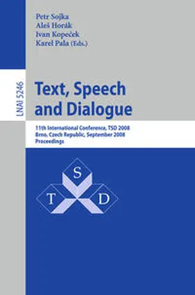 Sojka / Horak / Kopecek |  Text, Speech and Dialogue | eBook | Sack Fachmedien