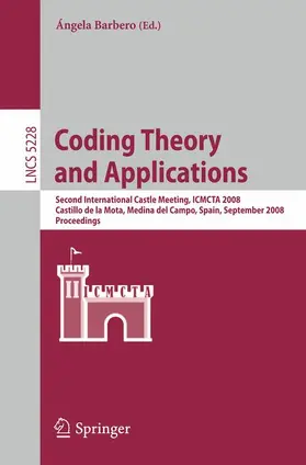 Barbero |  Coding Theory and Applications | Buch |  Sack Fachmedien